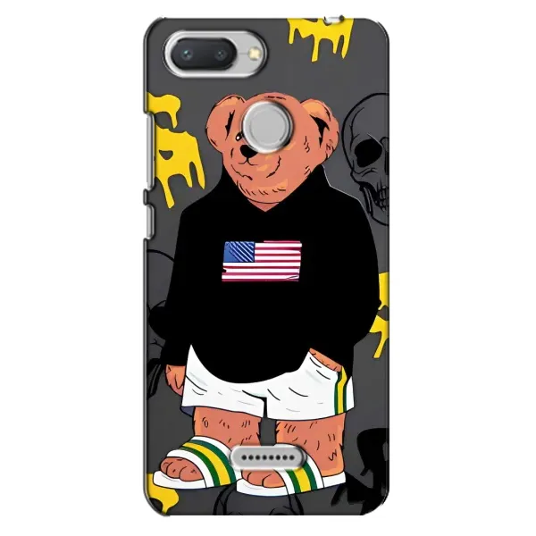 Чехол с рисунком «Teddy USA» для Xiaomi Redmi 6