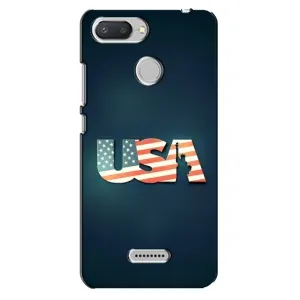 Чехол Флаг USA для Xiaomi Redmi 6 (USA)