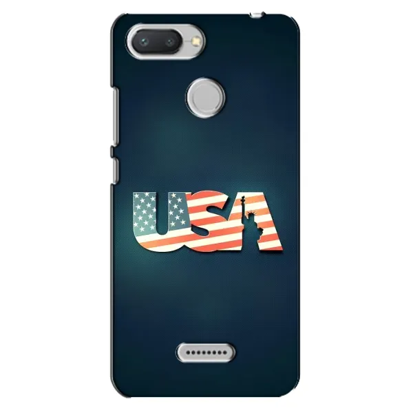 Чехол с рисунком «USA» для Xiaomi Redmi 6
