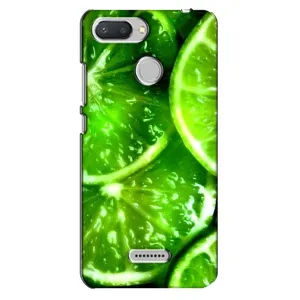 Чохол з зображенням смачної їжі для Xiaomi Redmi 6 (Яскравий Лайм)