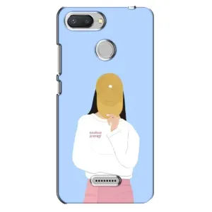 Силиконовый Чехол на Xiaomi Redmi 6 с картинкой Стильных Девушек (Желтая кепка)