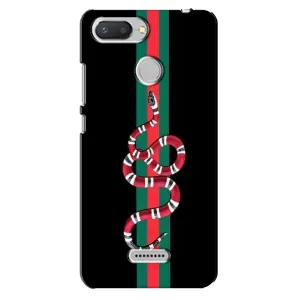 Чехлы Бренд GUCCI для Xiaomi Redmi 6 (Змей Гуччи)