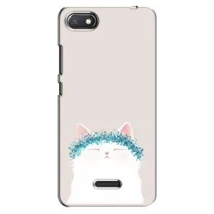 Чехол на тематику: Коты для Xiaomi Redmi 6A (Белый котик)