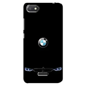 Силиконовый бампер с картинкой машины на Xiaomi Redmi 6A (Черный BMW)