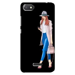 Чохол з картинкою Модні Дівчата Xiaomi Redmi 6A (Дівчина з телефоном)
