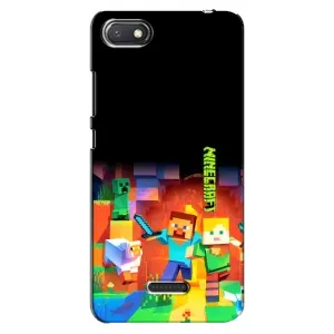 Чохли для Xiaomi Redmi 6A (Персонажі МайнКрафт) (Герой Майнкрафт)