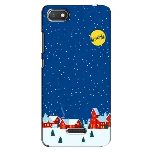 Силіконовий бампер на різдво для Xiaomi Redmi 6A (Місто в снігу)