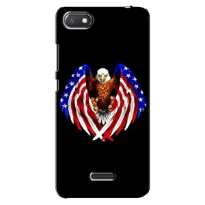 Чехол Флаг USA для Xiaomi Redmi 6A (Крылья США)