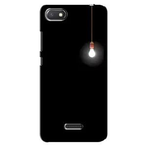 Чохол з картинками на чорному фоні для Xiaomi Redmi 6A (Лампочка)