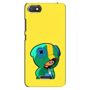 Чехол Бравл Старс для Xiaomi Redmi 6A (Леон (LEON))