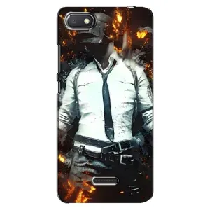 Чохол з картинкою "Герой Pubg" на Xiaomi Redmi 6A (Man Пубг)