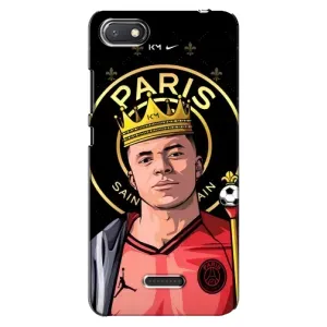 Чехол (TPU) с Футболистом на Xiaomi Redmi 6A (Mbappe King)