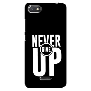 Силіконовый Чохол на Xiaomi Redmi 6A з картинкою НАЙК (Never Give UP)