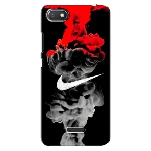 Силиконовый Чехол на Xiaomi Redmi 6A с картинкой Nike (Nike дым)