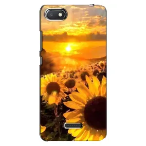 Чехол с Цветами для Xiaomi Redmi 6A (поле подсолнухов)