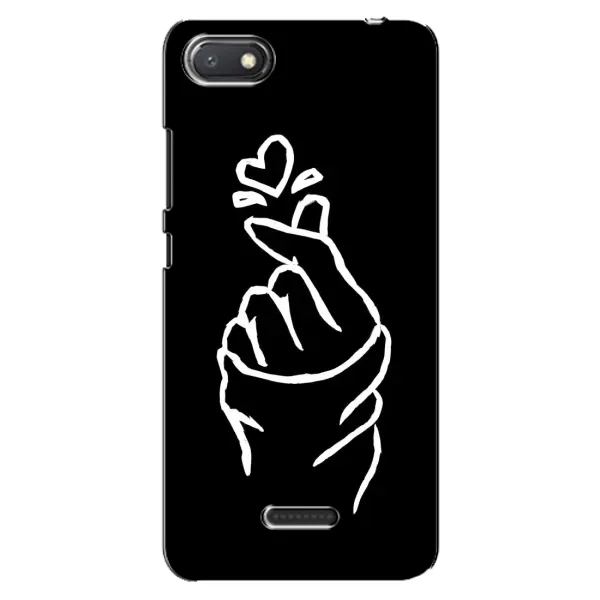 Чехол с рисунком «Сердце на черном» для Xiaomi Redmi 6A Чехол с рисунком «Сердце на черном» для Xiaomi Redmi 6A