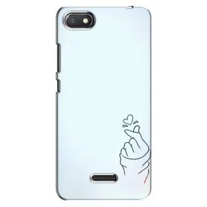 Чохол (Знак сердечка) для Xiaomi Redmi 6A (Сердечко на блакитному)