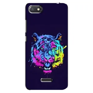 Силіконовий бампер з картинкою звірів для Xiaomi Redmi 6A (Тигр-Арт)