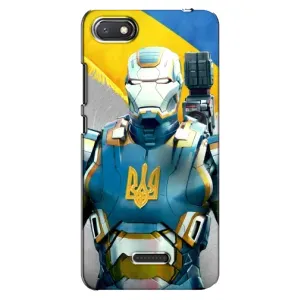 Силиконовый Чехол на Xiaomi Redmi 6A (Я-Украина) (Украинский робокоп)