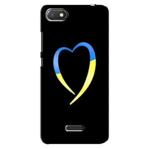 Силиконовый Чехол на Xiaomi Redmi 6A (Я-Украина) (Украинское сердце)