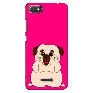 Чехол (ТПУ) Милые собачки для Xiaomi Redmi 6A (Веселый Мопсик)