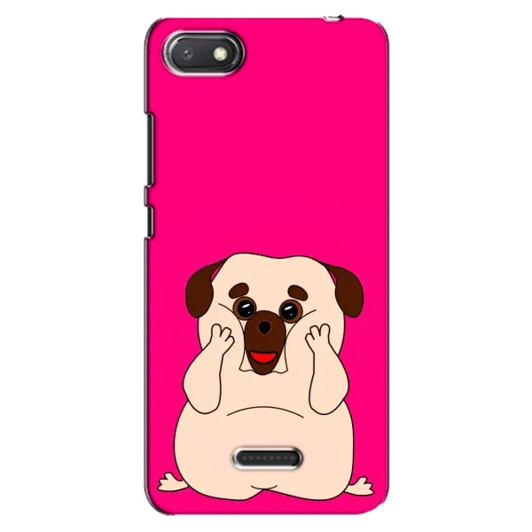 Чехол с рисунком «Веселый Мопсик» для Xiaomi Redmi 6A Чехол с рисунком «Веселый Мопсик» для Xiaomi Redmi 6A