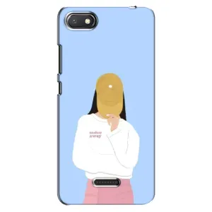 Силіконовый Чохол на Xiaomi Redmi 6A з картинкой Модных девушек (Жовта кепка)