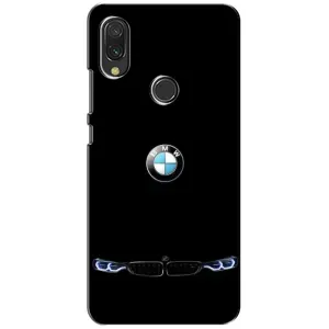 Силіконовий бампер з картинкою машини на Xiaomi Redmi 7 (Чорний BMW)