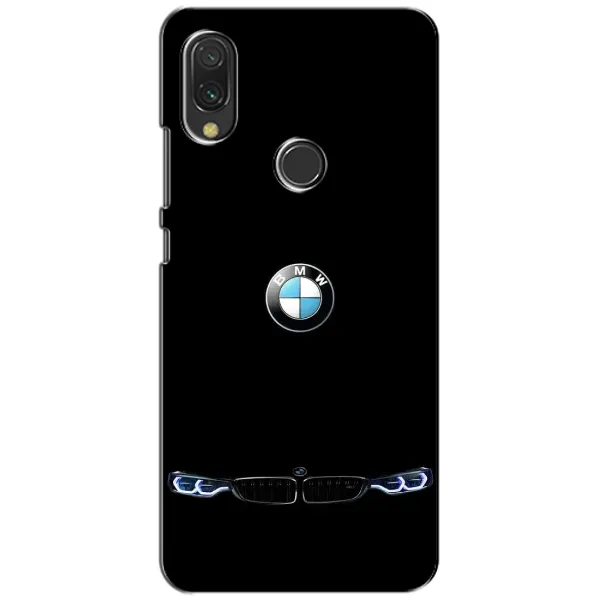 Чехол с рисунком «Черный BMW» для Xiaomi Redmi 7