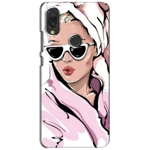 Чехол с картинкой Модные Девчонки Xiaomi Redmi 7 (Девушка в халате)