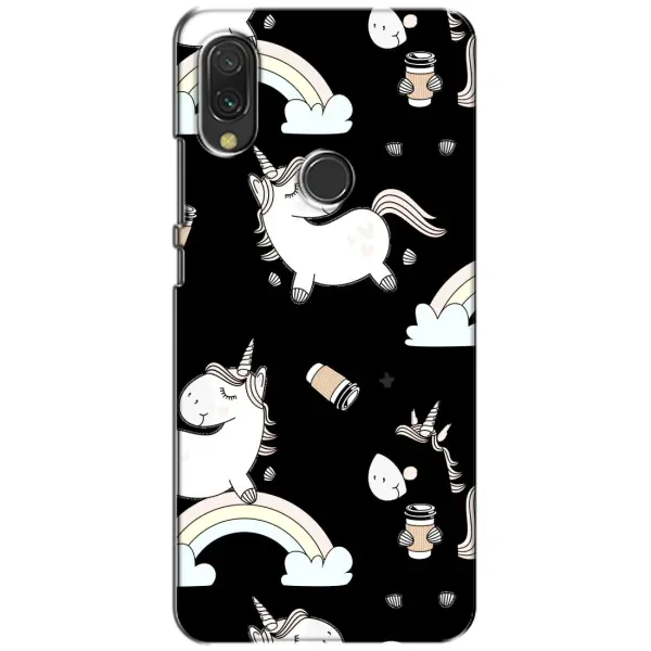 Чехол с рисунком «Единорог с кофе» для Xiaomi Redmi 7 Чехол с рисунком «Единорог с кофе» для Xiaomi Redmi 7