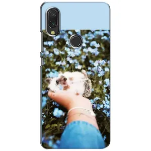 Чохли з зображенням різних тварин на Xiaomi Redmi 7 (Їжачок в руці)