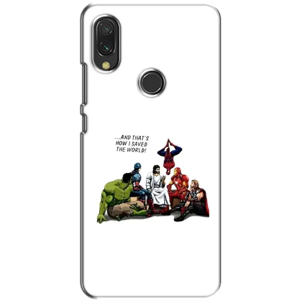 Чехол с рисунком «Иисус супергерой» для Xiaomi Redmi 7 Чехол с рисунком «Иисус супергерой» для Xiaomi Redmi 7