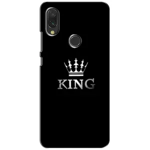 Чехол (Корона на чёрном фоне) для Редми 7 (KING)