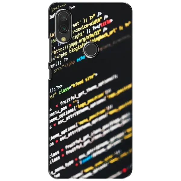 Чехол с рисунком «Код» для Xiaomi Redmi 7 Чехол с рисунком «Код» для Xiaomi Redmi 7