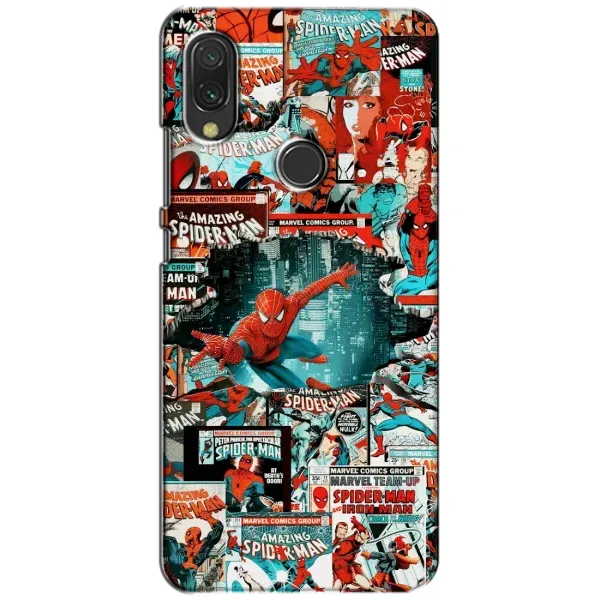 Чехол с рисунком «Комиксы Человек Паук» для Xiaomi Redmi 7 Чехол с рисунком «Комиксы Человек Паук» для Xiaomi Redmi 7