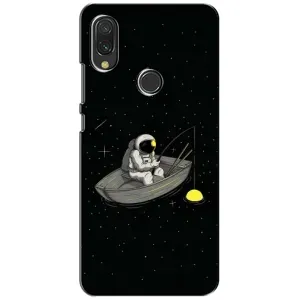 Силіконовый Чохол з принтом "Космонавти" на Xiaomi Redmi 7 (Космонавт на рибалці)