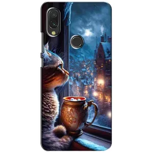 Чехлы на Новый Год Xiaomi Redmi 7 (Кот новогодний)