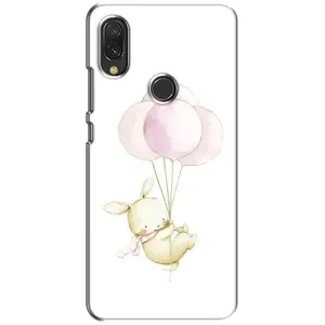Силіконовий бампер з картинкою звірів для Xiaomi Redmi 7 (Кролик та кульки)