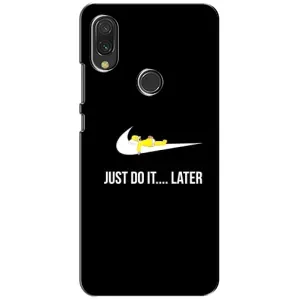 Силиконовый Чехол на Xiaomi Redmi 7 с картинкой Nike (Later)