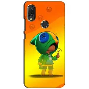 Чехол Бравл Старс для Xiaomi Redmi 7 (LEON в кофте)