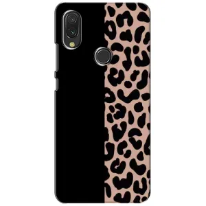 Чехол с леопардовым принтом на Xiaomi Redmi 7 (Леопардовый фон)