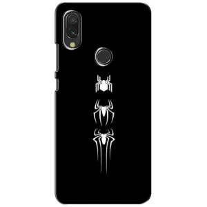 Чехол Супергерой Человека Паука на Xiaomi Redmi 7 (Лого паука)