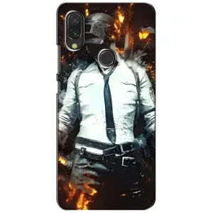 Чохол з картинкою "Герой Pubg" на Xiaomi Redmi 7 (Man Пубг)