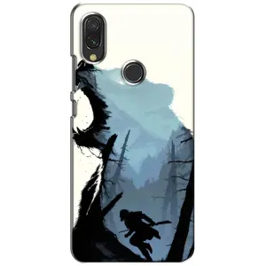 Силіконовий бампер з картинкою звірів для Xiaomi Redmi 7 (Ведмідь та ліс)