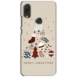 Чехол Санта Клаус для Xiaomi Redmi 7 (Merry Christmas)