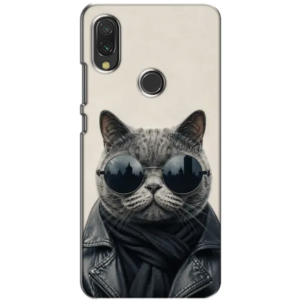 Чехол с рисунком «Модный кот» для Xiaomi Redmi 7 Чехол с рисунком «Модный кот» для Xiaomi Redmi 7