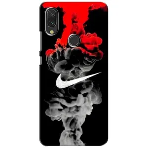 Силиконовый Чехол на Xiaomi Redmi 7 с картинкой Nike (Nike дым)