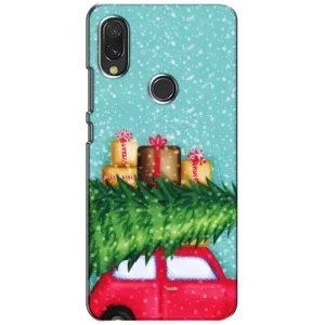 Чехол Новогодняя Елка на Xiaomi Redmi 7 (Новогодние подарки)