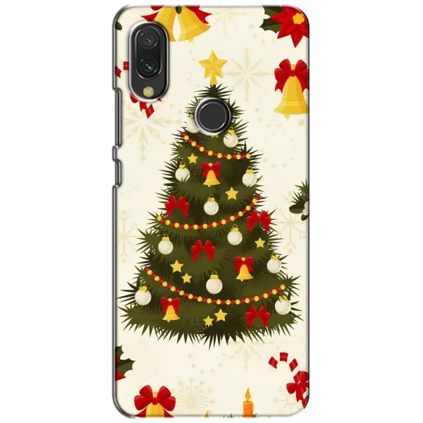 Чехол с рисунком «Новогодний принт» для Xiaomi Redmi 7